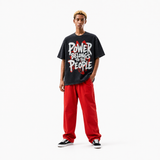 LAWLESSROW Power Belongs To The People Protest Vintage Tee