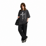 LAWLESSROW The Cost Of Survival Cross Vintage Existential Tee