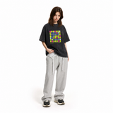LAWLESSROW The World Is A Game Puzzle Grid Tee