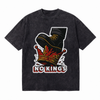 LAWLESSROW No Kings Boot Crushed Crown Vintage Washed Tee