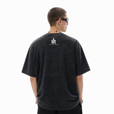 LAWLESSROW No Kings Boot Crushed Crown Vintage Washed Tee