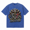 LAWLESSROW Claw Crosses Vintage Acid Wash Tee