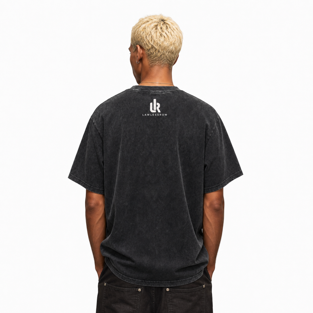 LAWLESSROW Pocket Mouse Vintage Acid Wash Tee