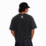 LAWLESSROW Sphere Icons Vintage Acid Wash Tee