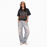 LAWLESSROW Lottery Dreams Vintage Acid Wash Tee