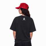 LAWLESSROW Red Dollar Eye Vintage Acid Wash Tee