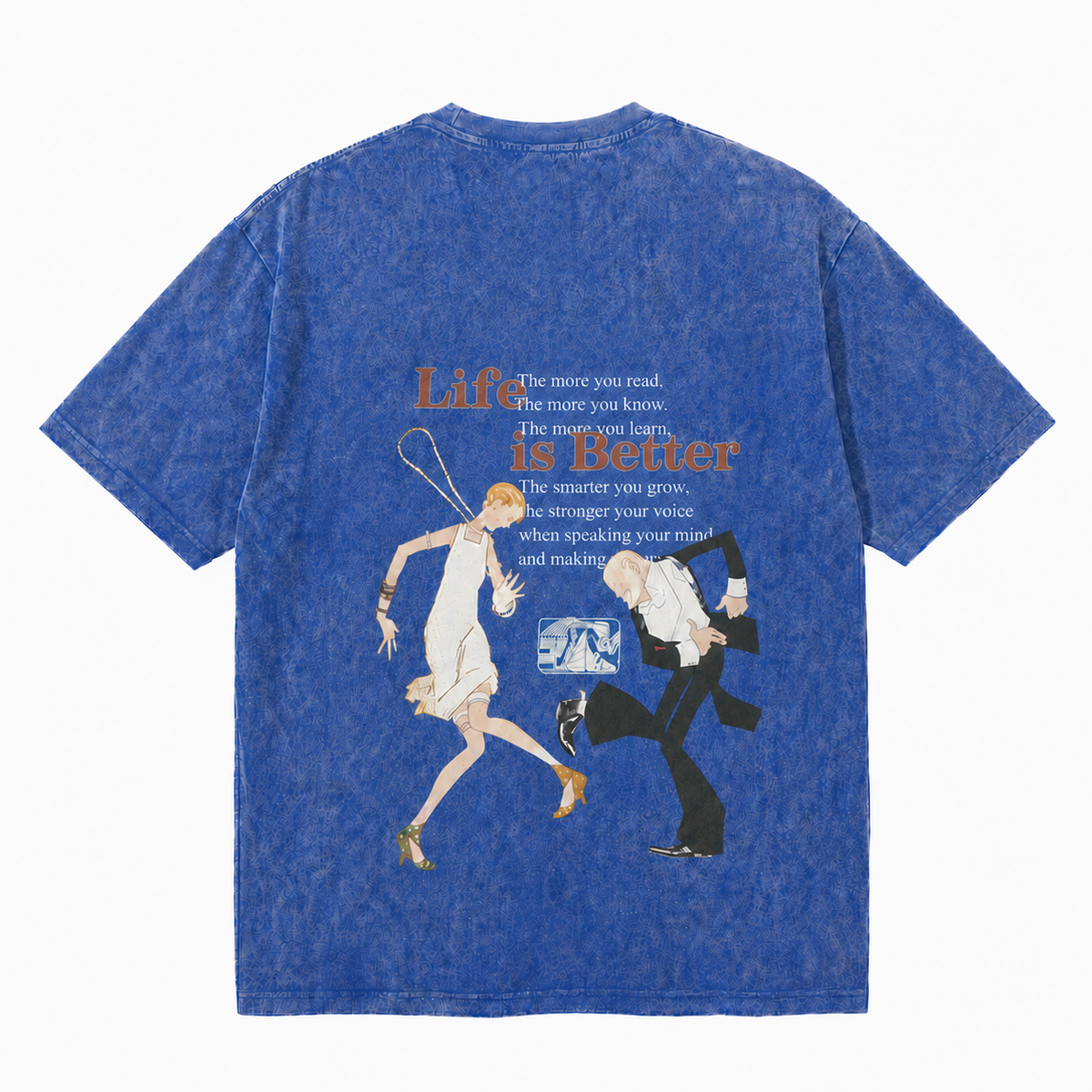 LAWLESSROW Life Is Better Retro Illustration Vintage Tee