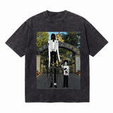 LAWLESSROW New Land Street Art Oversized Cotton Tee