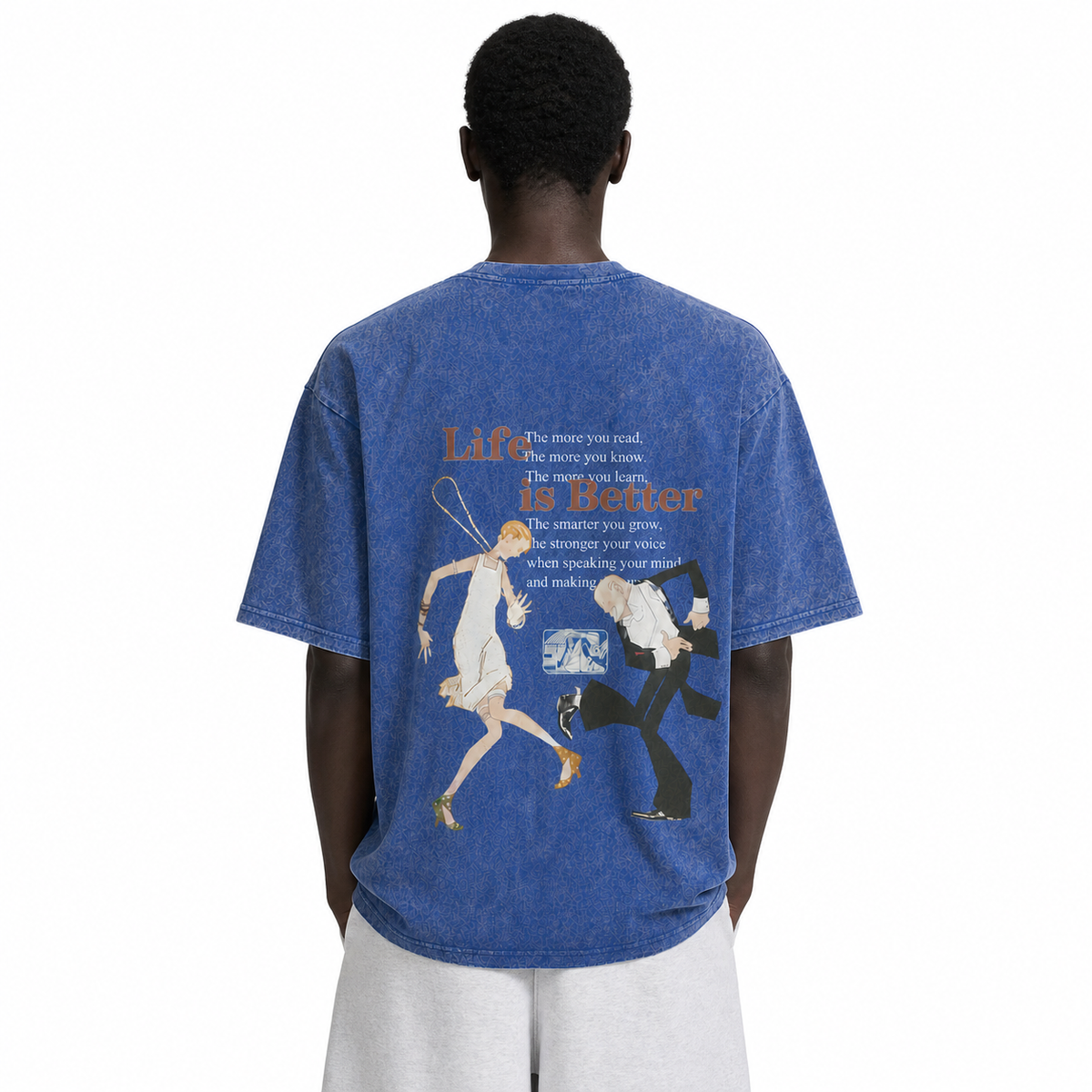 LAWLESSROW Life Is Better Retro Illustration Vintage Tee