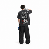 LAWLESSROW Michael Jackson Retro Monotone Collage Vintage Tee