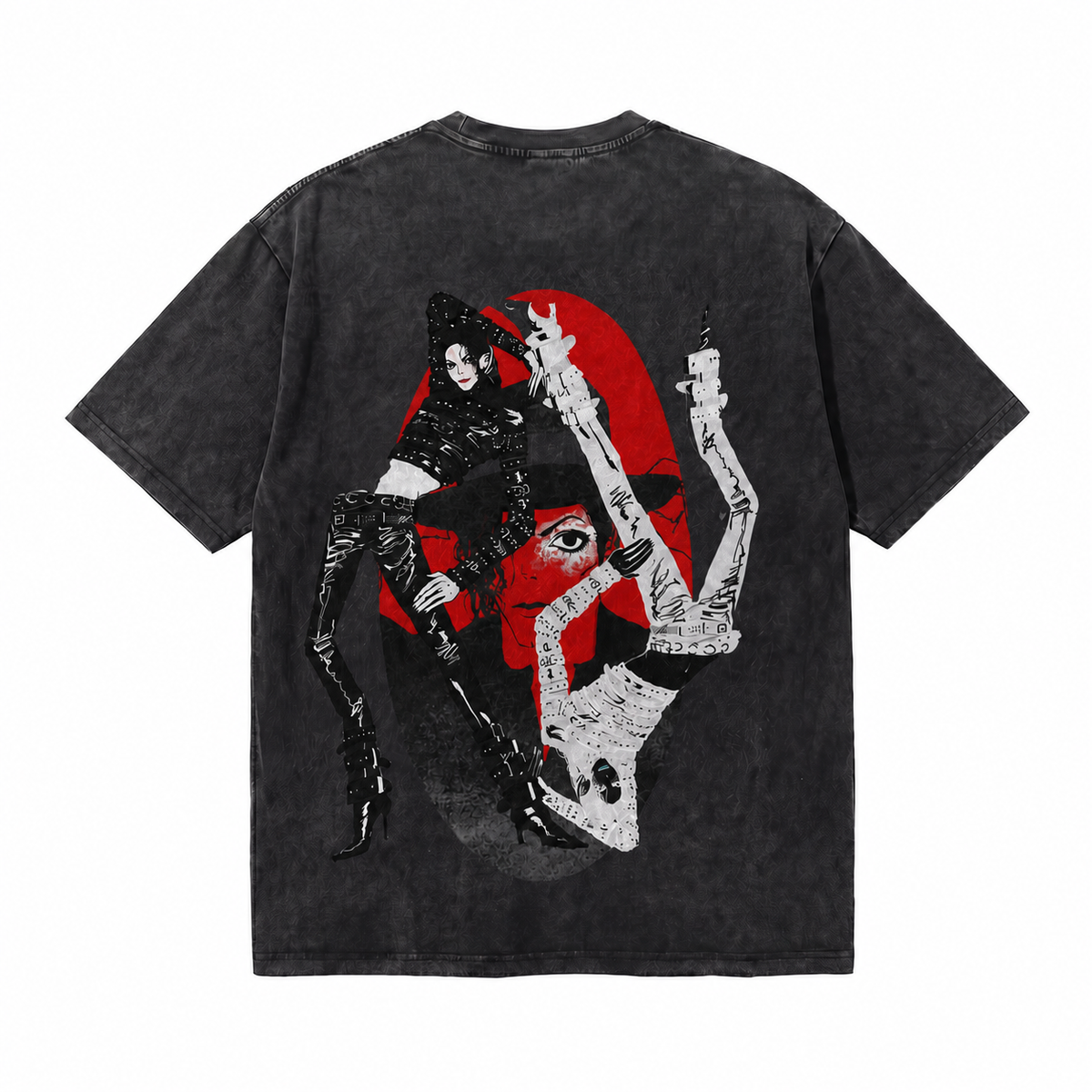 LAWLESSROW Red Moon Pop Icon Collage Vintage Tee