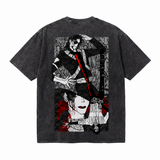LAWLESSROW Michael Jackson Retro Monotone Collage Vintage Tee