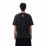 LAWLESSROW Rearing Horse Icon Red Cape Vintage Tee