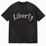 LAWLESS ROW Liberty Butterfly Vintage Washed Tee