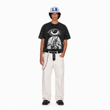 LAWLESS ROW All-Seeing Eye Skeleton Etching Vintage Washed Tee