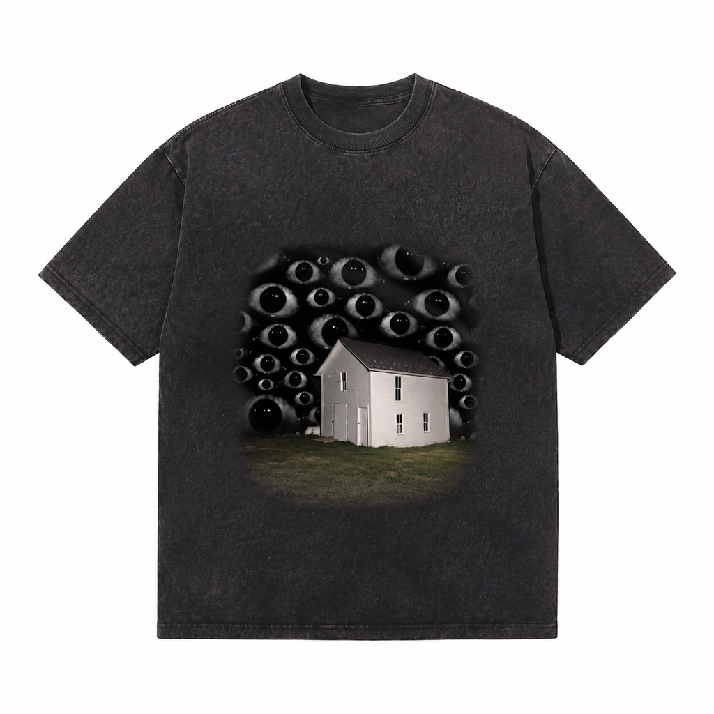 LAWLESS ROW Watchful House Vintage Washed Tee