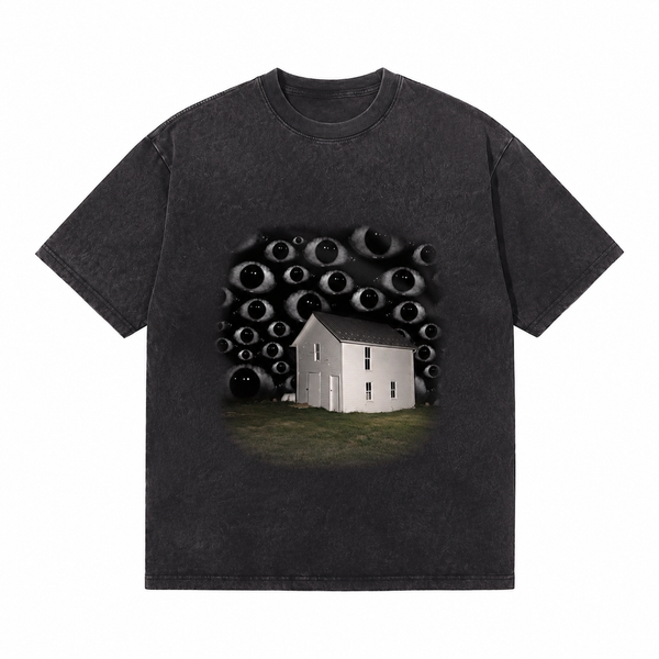 LAWLESS ROW Watchful House Vintage Washed Tee