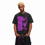 LAWLESS ROW 999 Emo Rap Portrait Vintage Washed Tee
