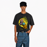 LAWLESS ROW Capitalist Earth Chipper Vintage Washed Tee