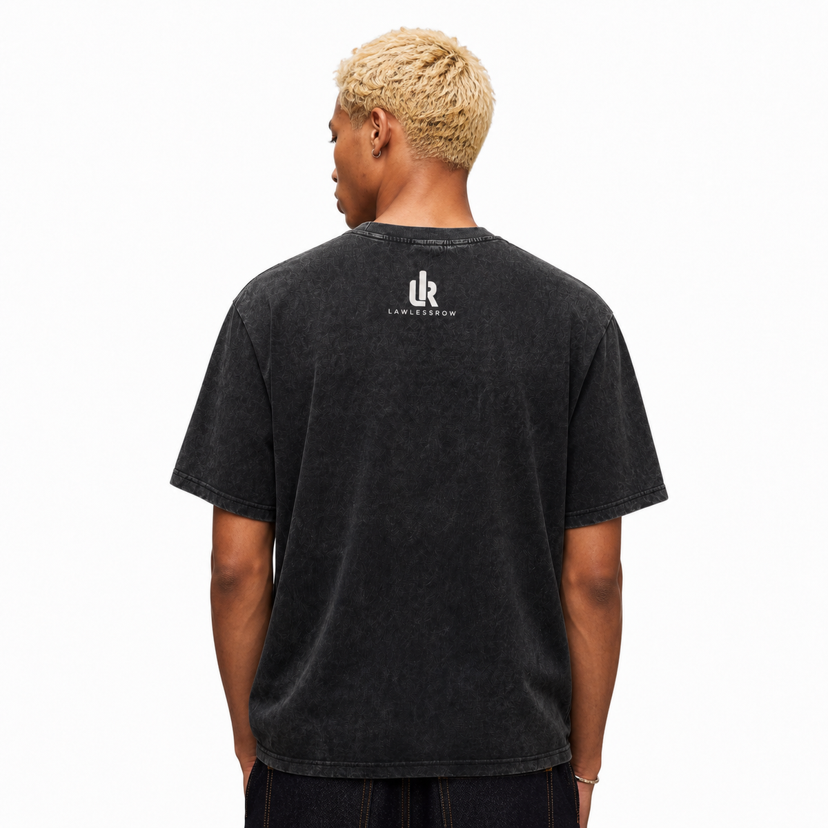 LAWLESS ROW 999 Emo Rap Portrait Vintage Washed Tee