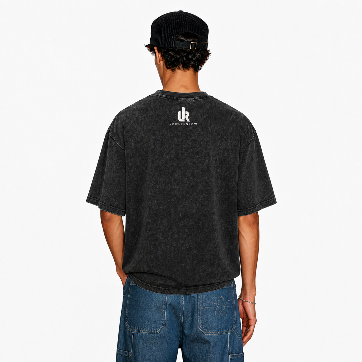 LAWLESS ROW Capitalist Earth Chipper Vintage Washed Tee