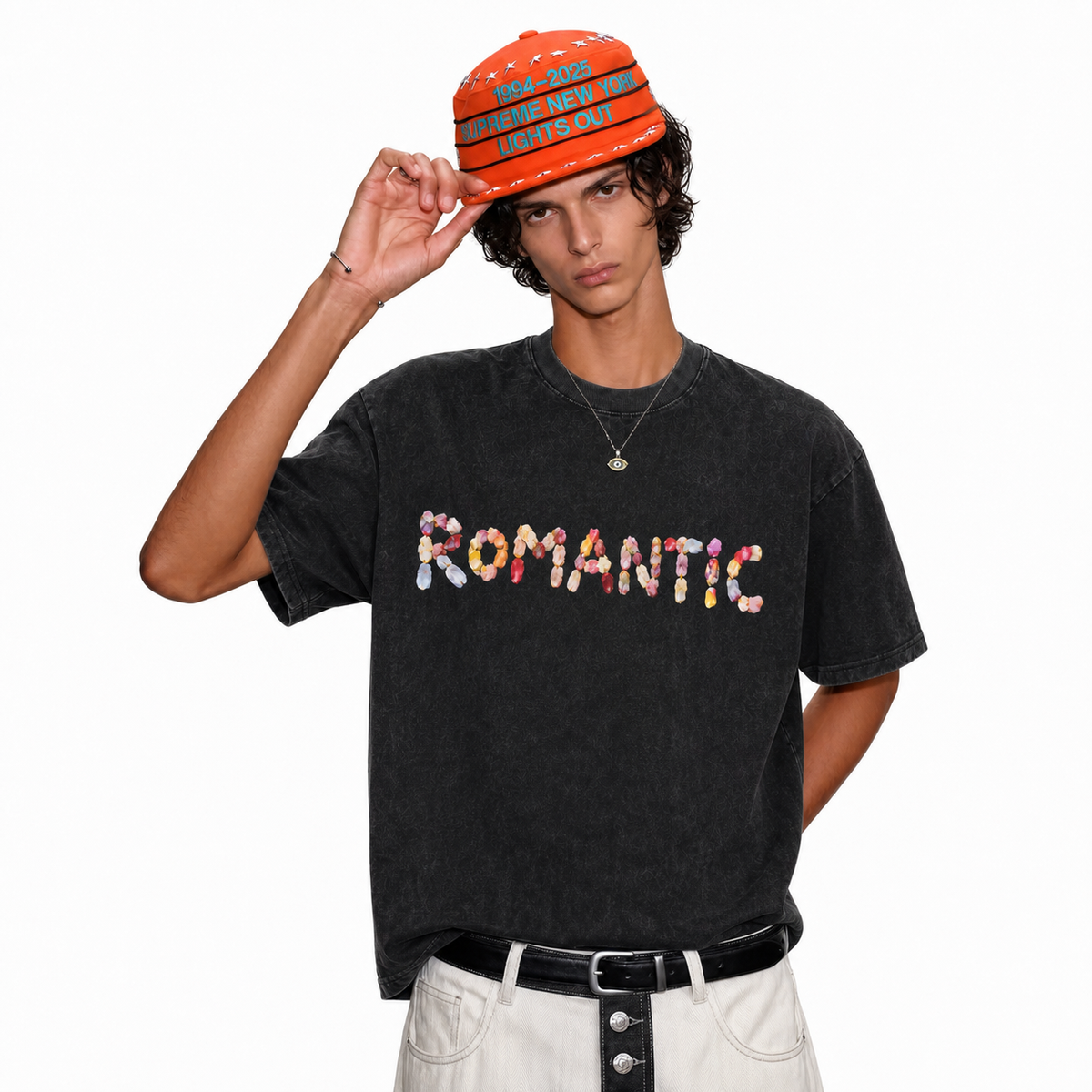 LAWLESS ROW ROMANTIC Pressed Petal Vintage Washed Tee