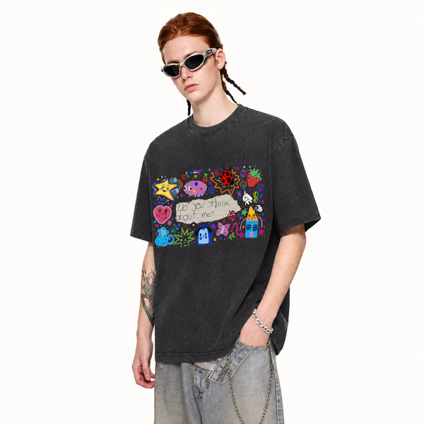 LAWLESS ROW Do You Think About Me Vintage Washed Tee - hover