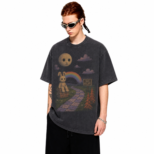 LAWLESS ROW No Escape Dreamland Vintage Washed Tee - hover