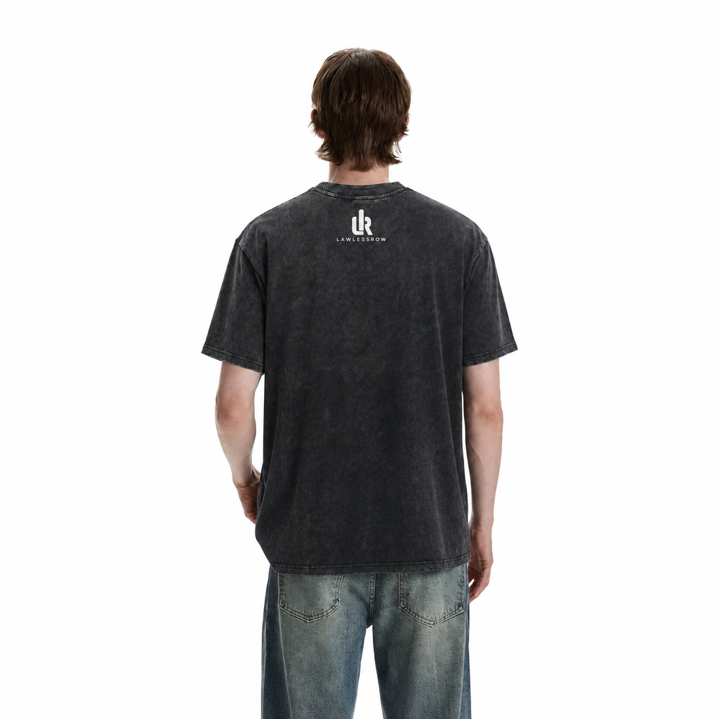 LAWLESS ROW Watchful House Vintage Washed Tee
