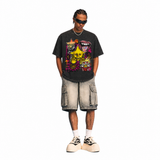LAWLESS ROW Star Freak Crew Vintage Washed Tee