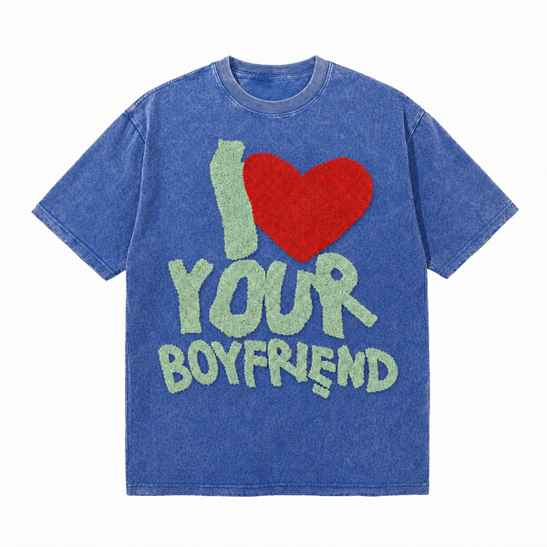 LAWLESS ROW I Love Your Boyfriend Vintage Washed Tee - hover