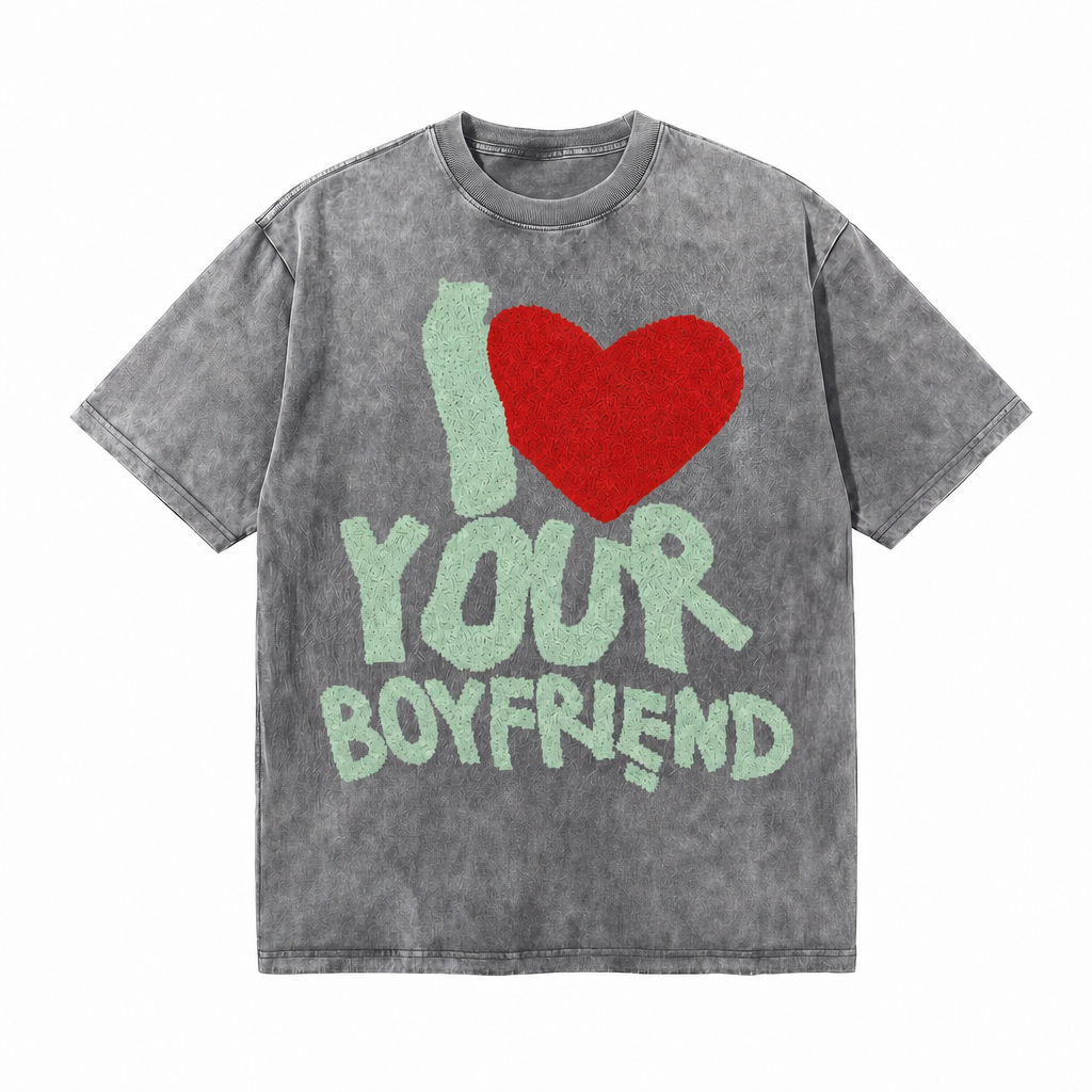 LAWLESS ROW I Love Your Boyfriend Vintage Washed Tee