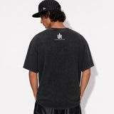 LAWLESS ROW Pebble Mosaic Typography Vintage Washed Tee