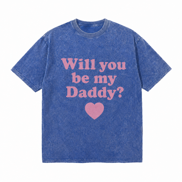 LAWLESS ROW Will You Be My Daddy Vintage Washed Tee