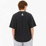 LAWLESS ROW I Aim To Please Heart Revolver Vintage Washed Tee