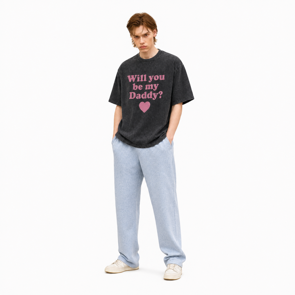 LAWLESS ROW Will You Be My Daddy Vintage Washed Tee