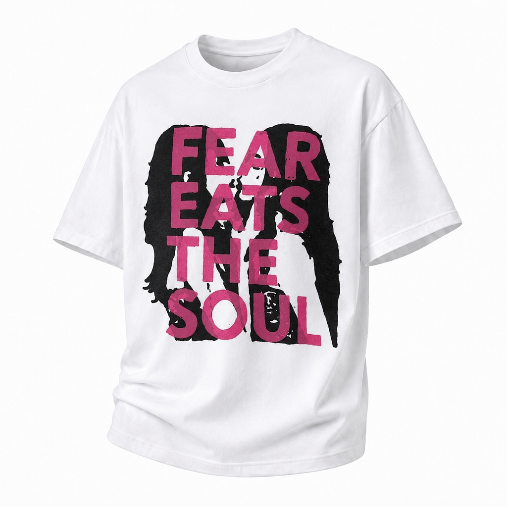 LAWLESS ROW FEAR EATS THE SOUL CRISP WHITE HEAVY TEE