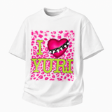 LAWLESS ROW SPIKED HEART YURI CRISP WHITE HEAVY TEE