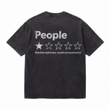 LAWLESSROW People 1 Star Review Absolute Nightmare Vintage Acid Wash Tee