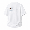 LAWLESS ROW VIRAL OVERTHINK TWEET CRISP WHITE HEAVY TEE