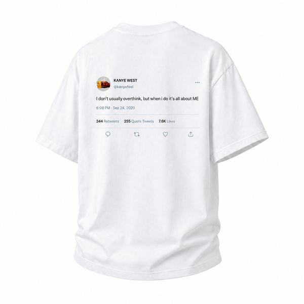 LAWLESS ROW VIRAL OVERTHINK TWEET CRISP WHITE HEAVY TEE