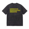 LAWLESSROW Save Your Breath Vintage Acid Wash Tee