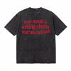 LAWLESSROW Save Your Breath Vintage Acid Wash Tee