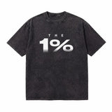 LAWLESSROW The 1% Vintage Acid Wash Tee