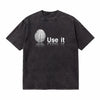 LAWLESSROW Use It Brain Minimalist Vintage Acid Wash Tee