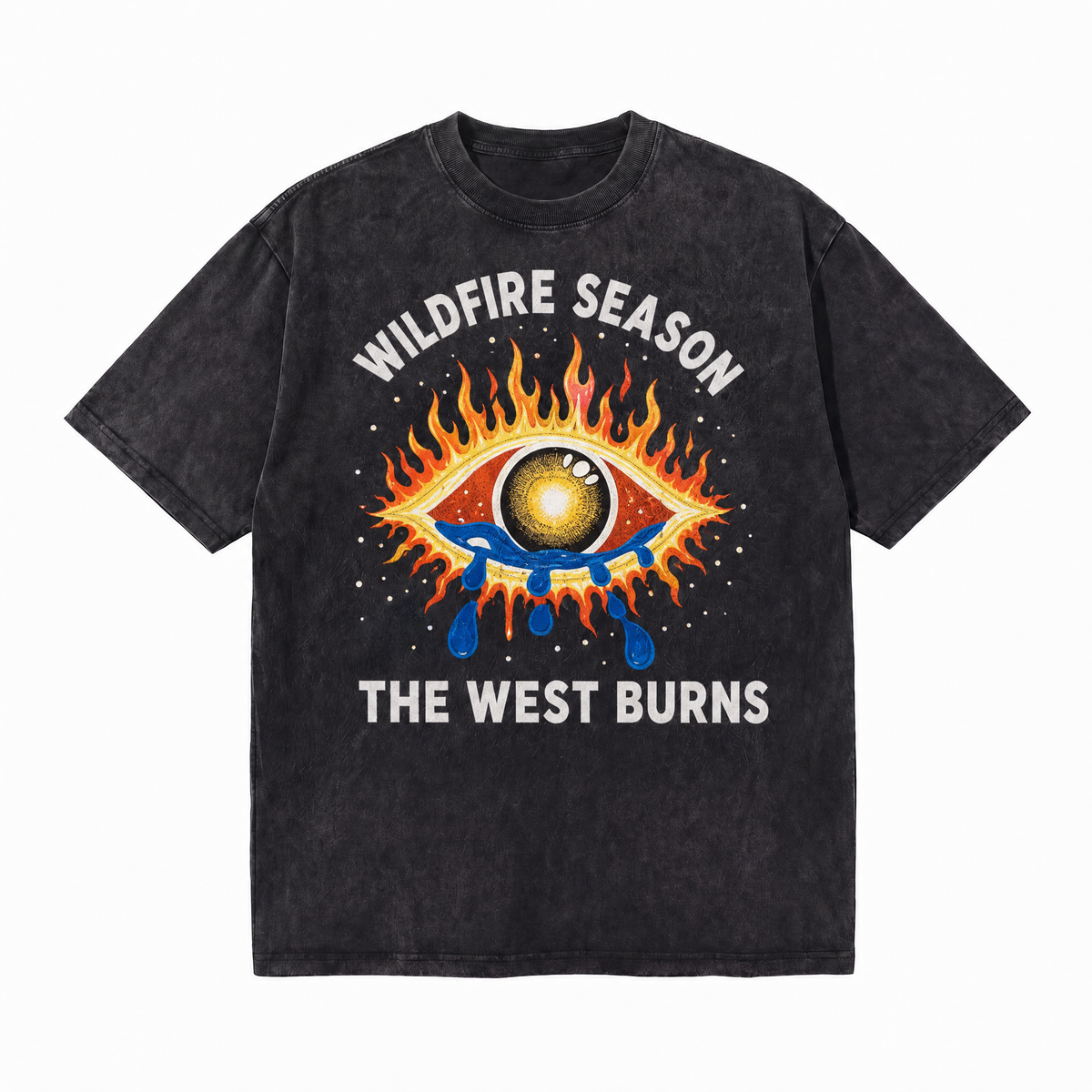 Lawless Row Wildfire Season Tee | Vintage Washed Streetwear