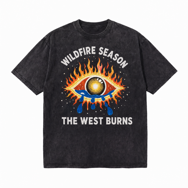 Lawless Row Wildfire Season Tee | Vintage Washed Streetwear