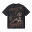 Lawless Row “Ministry Stigmata” Washed Black Oversized Tee