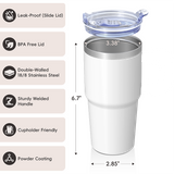 Lawless Row "Rebel Soul" 40oz Tumbler | Off-White Graffiti Style Cup