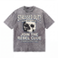 Vintage Skull "Join The Rebel Club" Graphic Tee 100% Washed Cotton